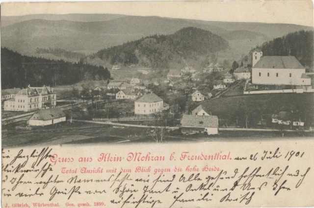 Malá morávka v roce 1901